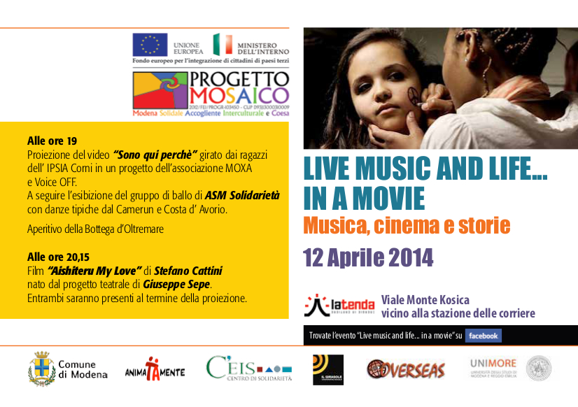 Live music and life...in a movie