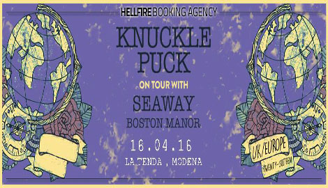 KNUCKLE PUCK (US) + SEAWAY (US) + BOSTON MANOR (UK) + WHY EVERYONE LEFT