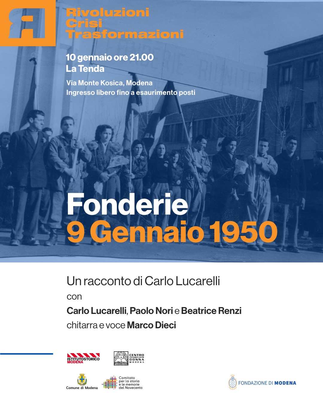 - COMMEMORAZIONE -  FONDERIE 9 GENNAIO 1950