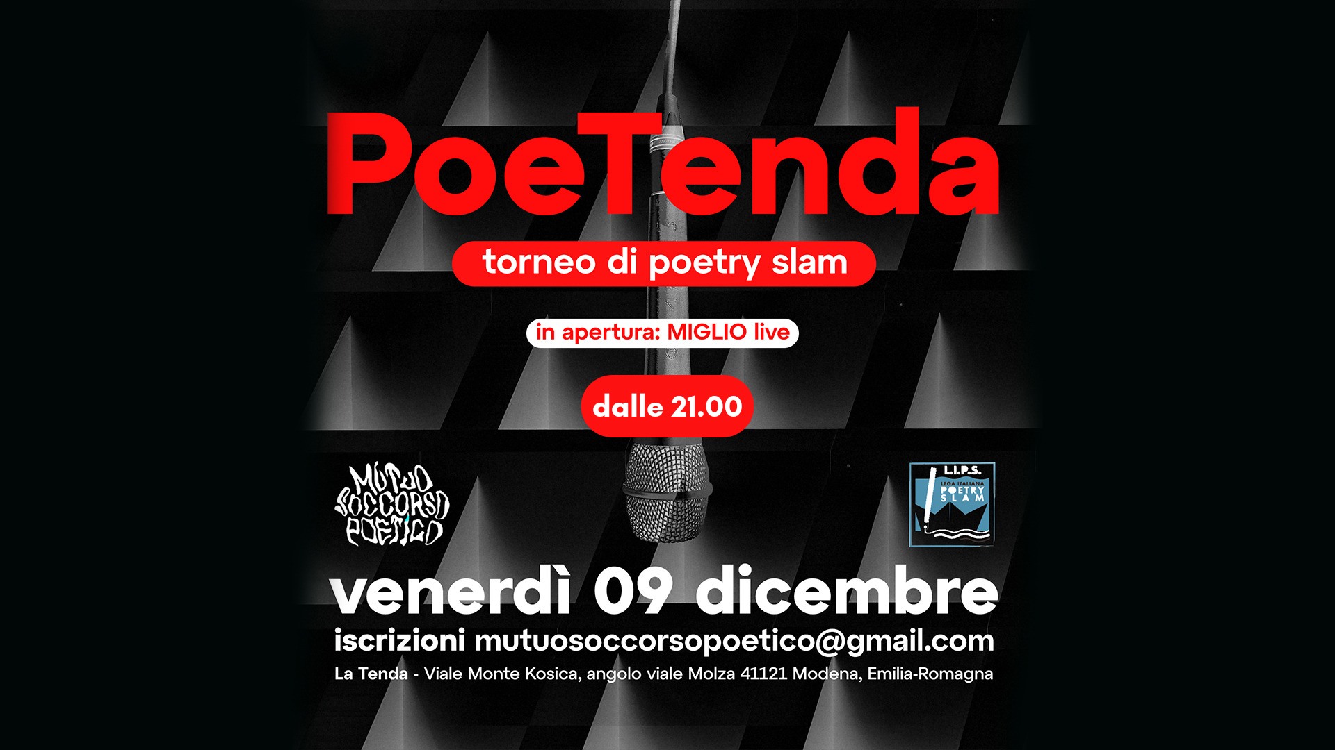 POETENDA Torneo di Poetry Slam - seconda manche
