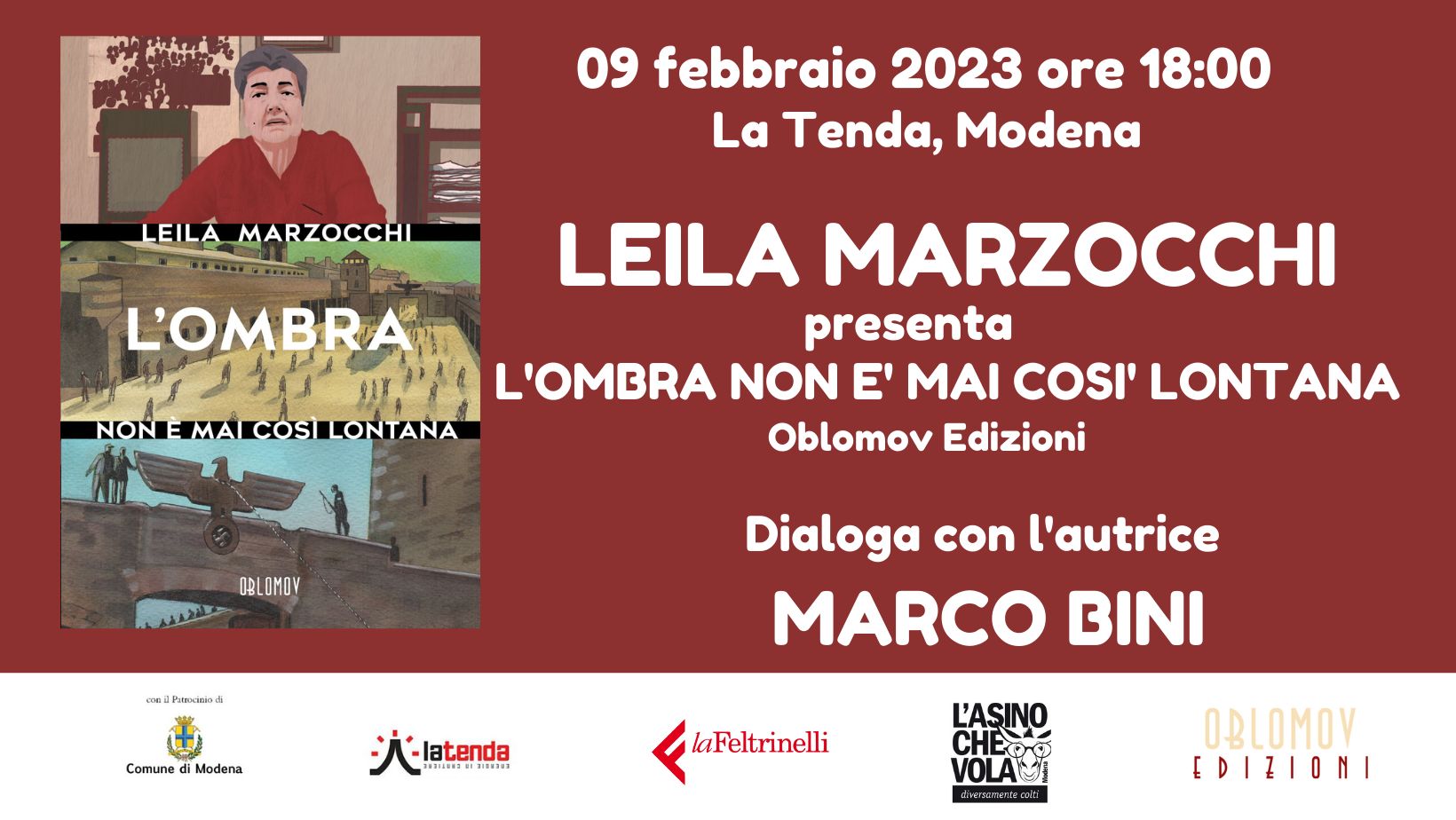 “L’ombra non è mai così lontana” di Leila Marzocchi