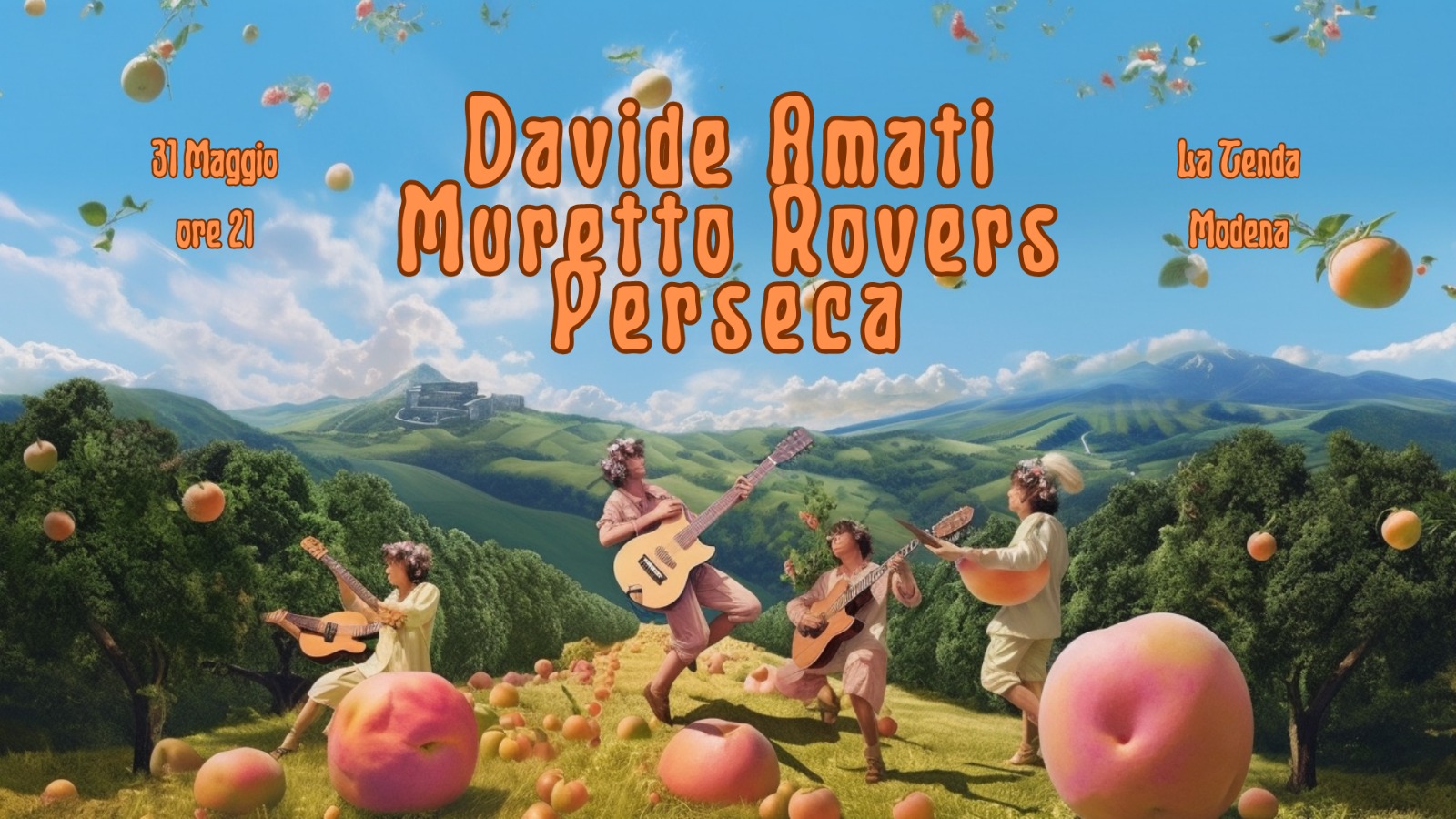 Davide Amati + Perseca + Muretto Rovers live