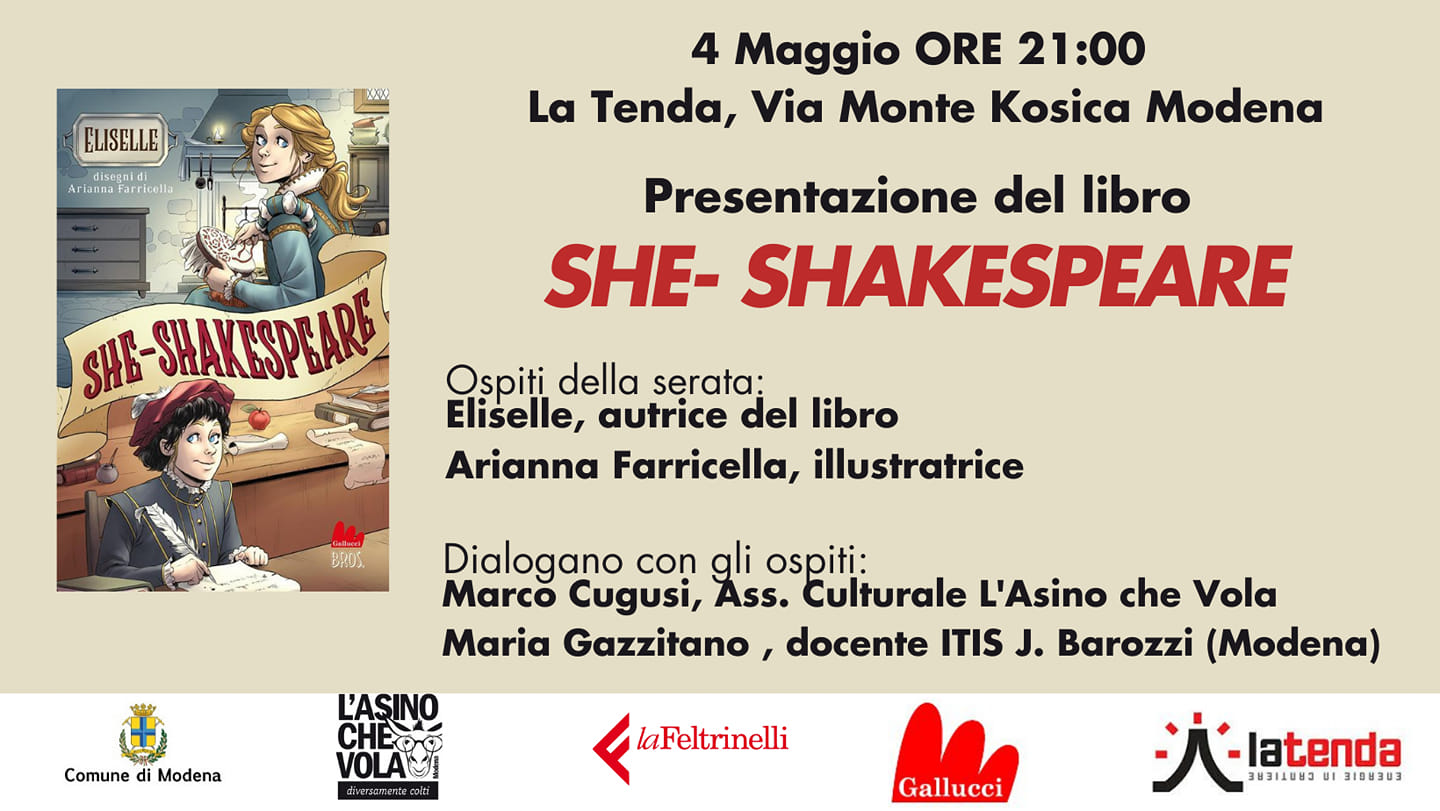 "She-Shakespeare" di Elisa "Eliselle" Guidelli