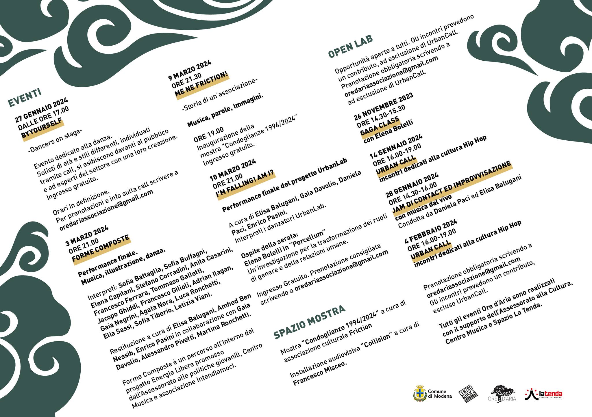 FESTIVAL ORE D’ARIA: JAM DI CONTACT ED IMPROVVISAZIONE