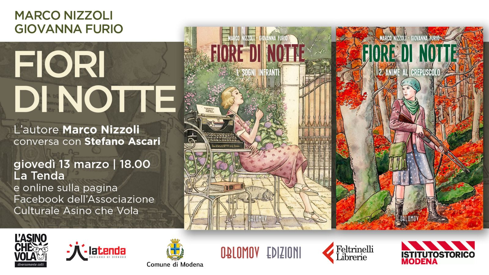 “Fiori di Notte” di Marco Nizzoli e Giovanna Furio