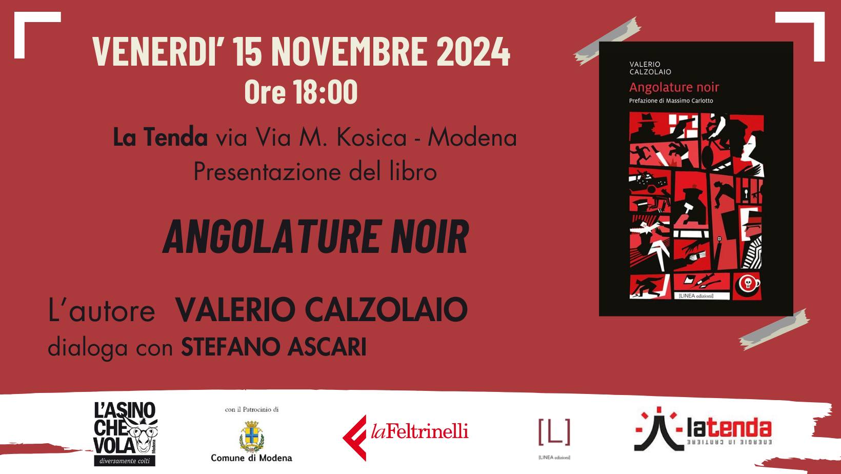 “Angolature Noir” di Valerio Calzolaio