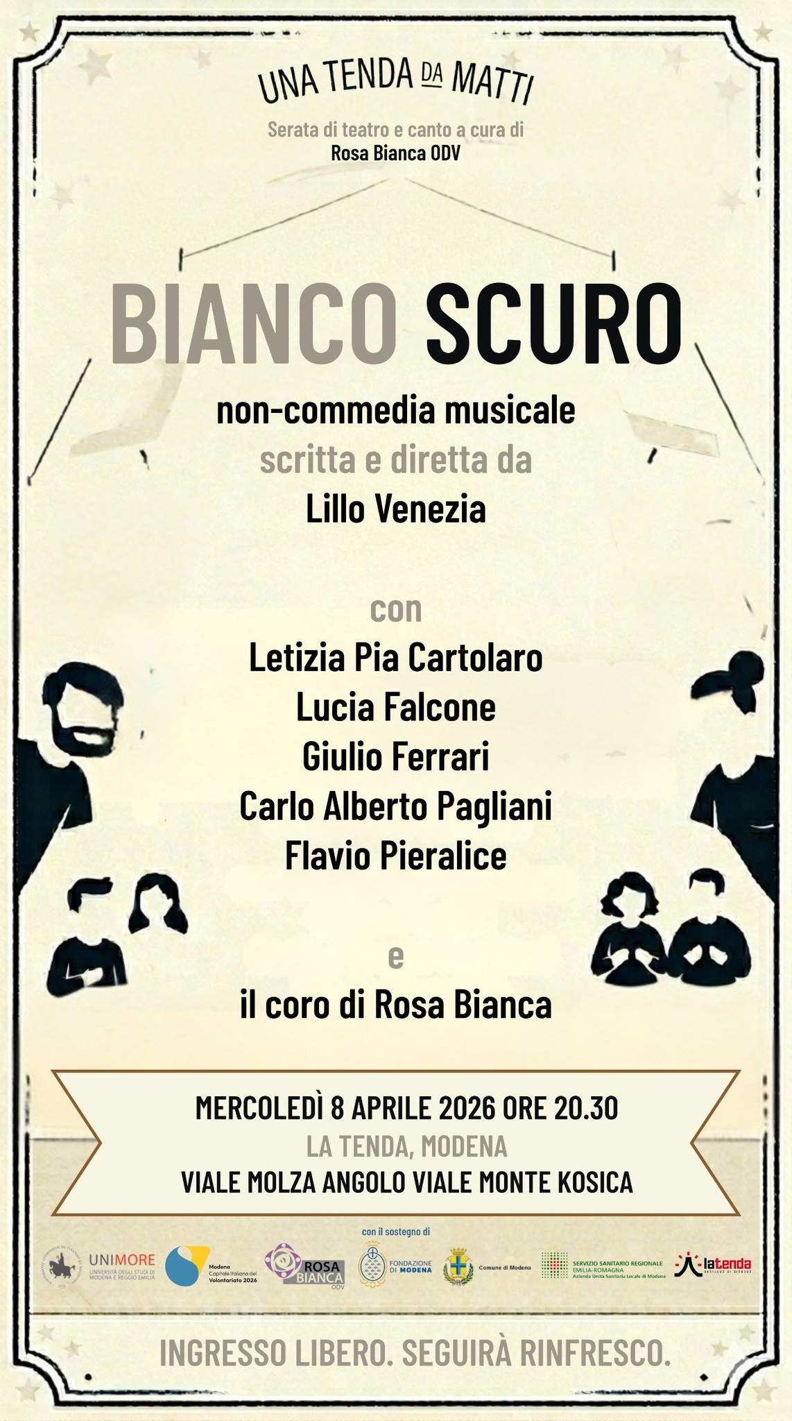 BIANCO SCURO - Serata di teatro partecipato