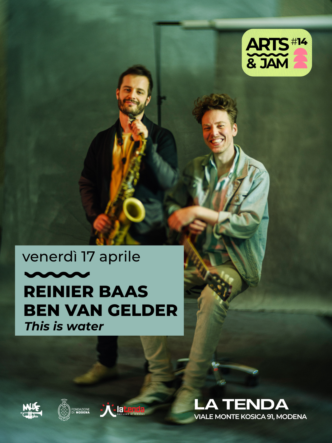 Reinier Baas & Ben Van Gelder - This Is Water Live | ARTS & JAM #14