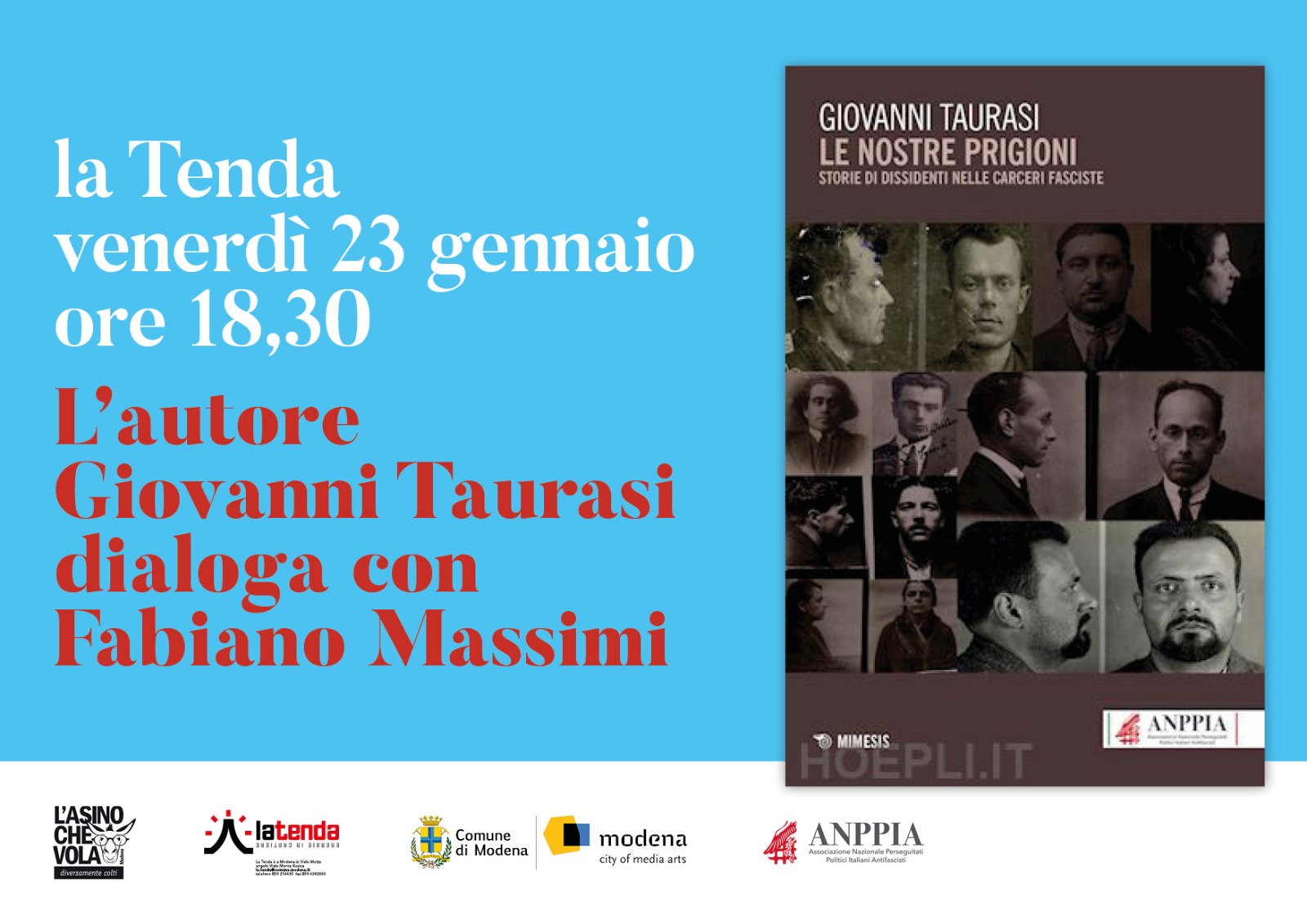 “Le Nostre Prigioni - Storie di dissidenti nelle carceri fasciste” di Giovanni Taurasi (Mimesis edizioni)