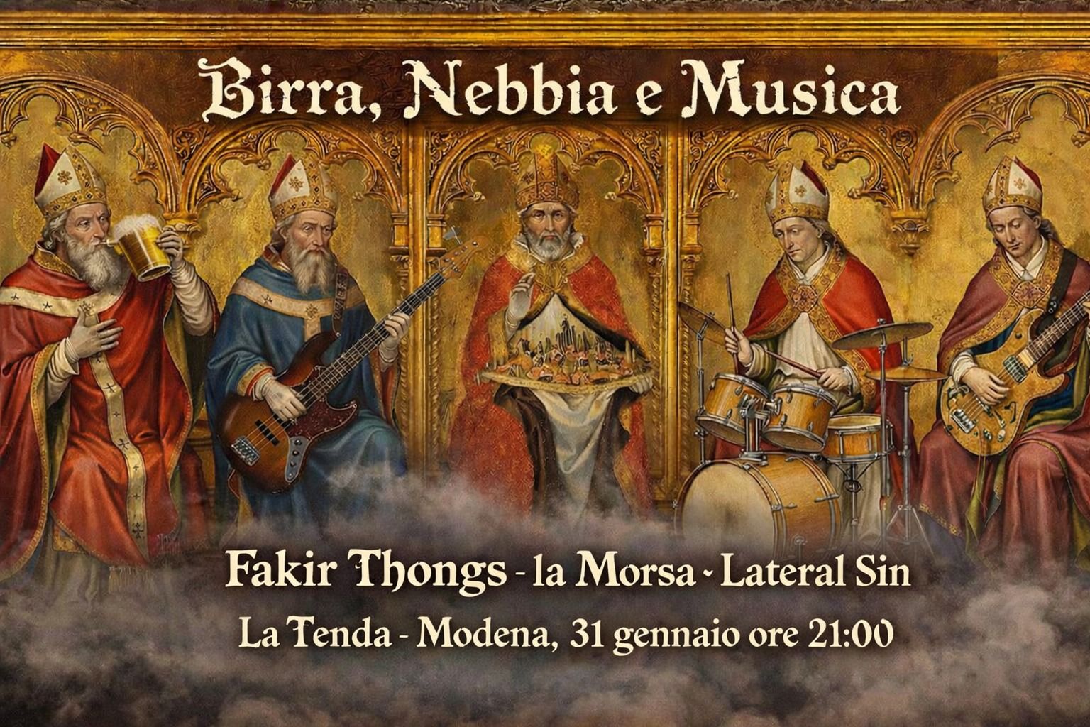 LIVE @ ROCK: FAKIR THONGS release show w/LA MORSA & LATERAL SIN