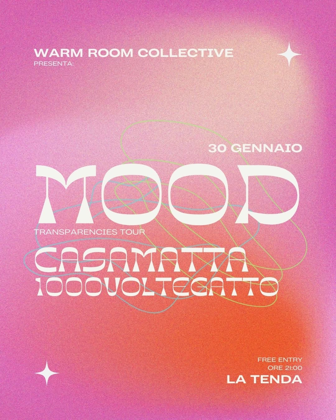 LIVE @ ROCK: MOOD + 1000 VOLTE GATTO + CASAMATTA
