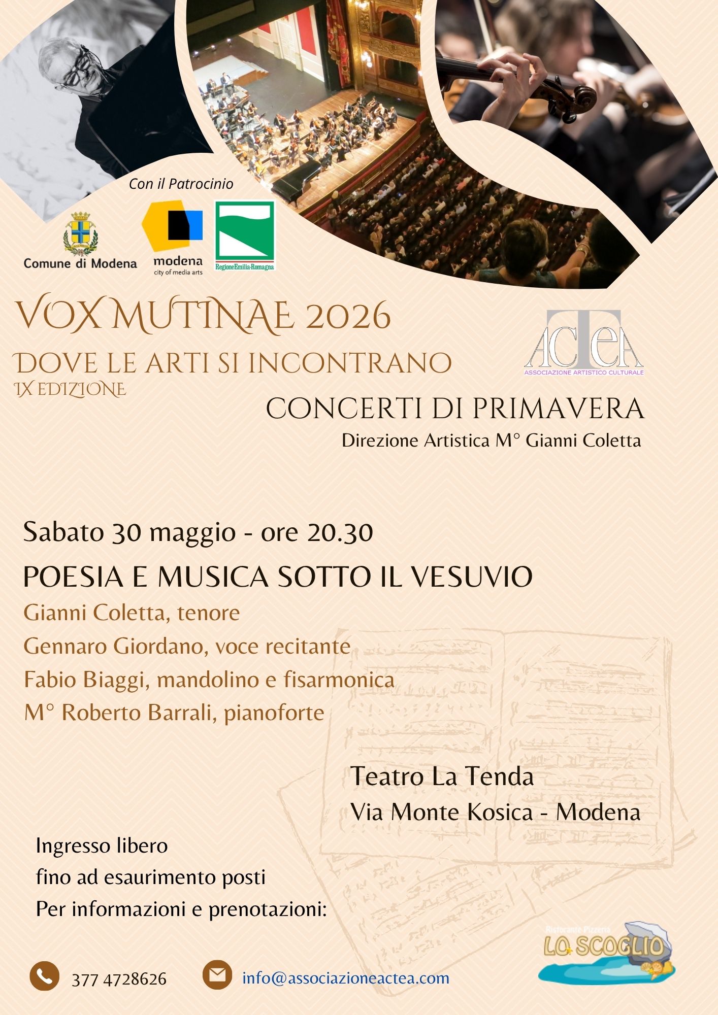 CONCERTI DI PRIMAVERA - Poesia e Musica Sotto il Vesuvio
