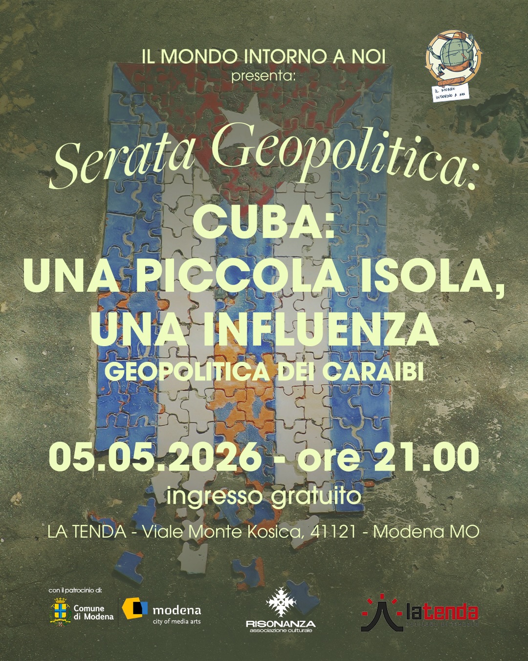 Serata Geopolitica - Cuba: una piccola isola, una influenza geopolitica dei Caraibi