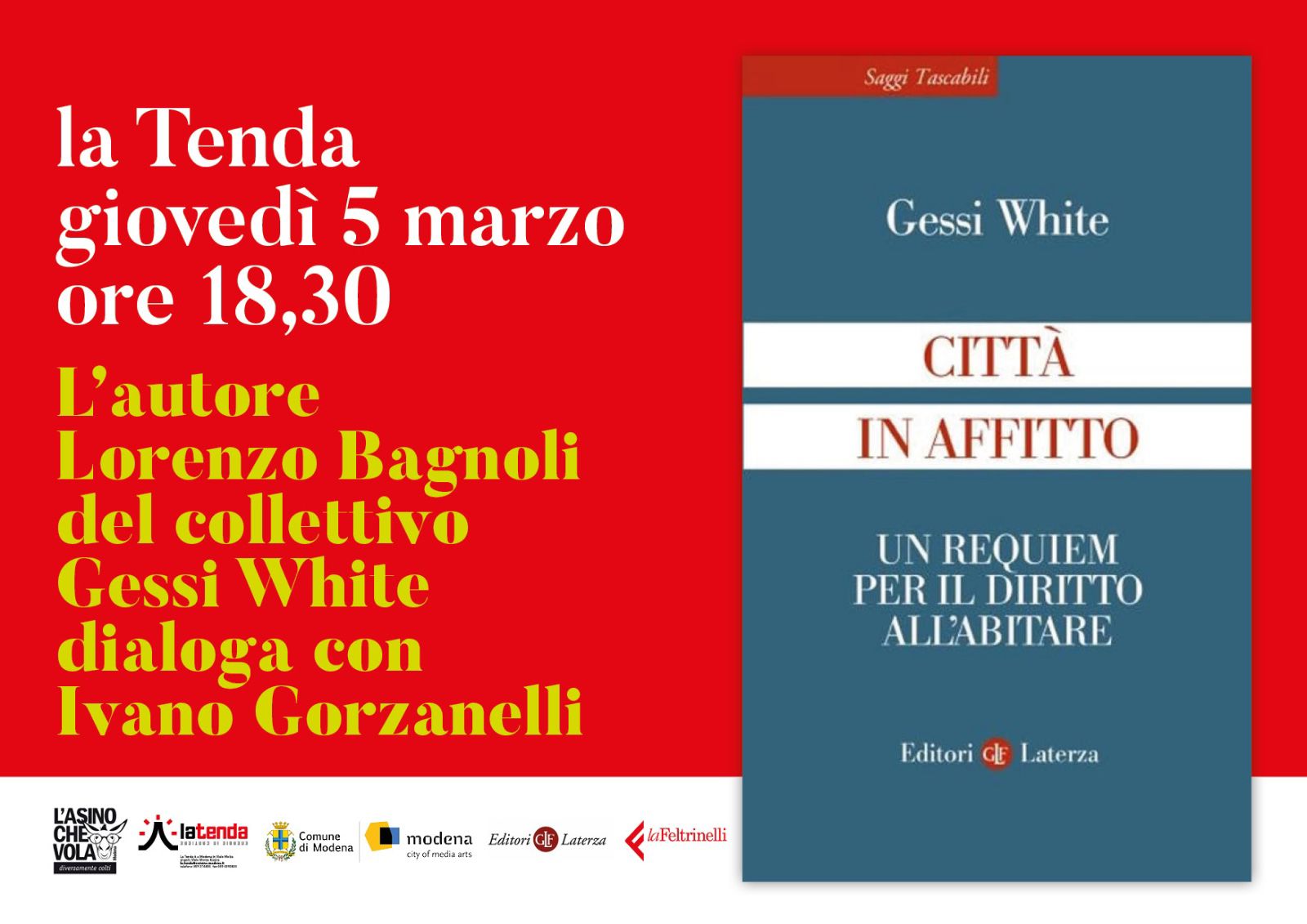 “Città In Affitto” Del Collettivo Gessi White
