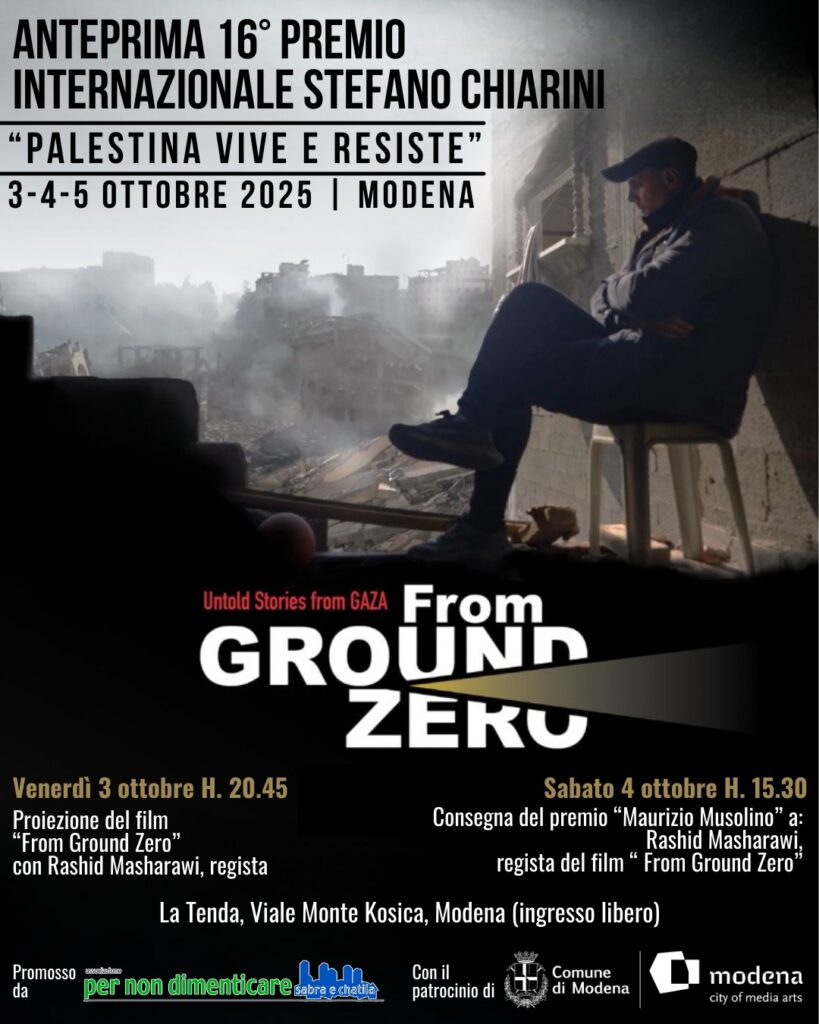 “PALESTINA VIVE E RESISTE” - 16° Premio Internazionale Stefano Chiarini