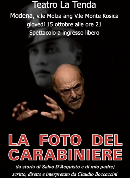 LA FOTO DEL CARABINIERE
